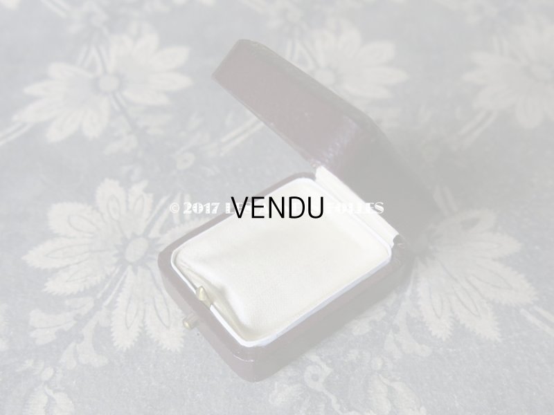 画像6: アンティーク ジュエリーボックス 金彩入り ボルドー