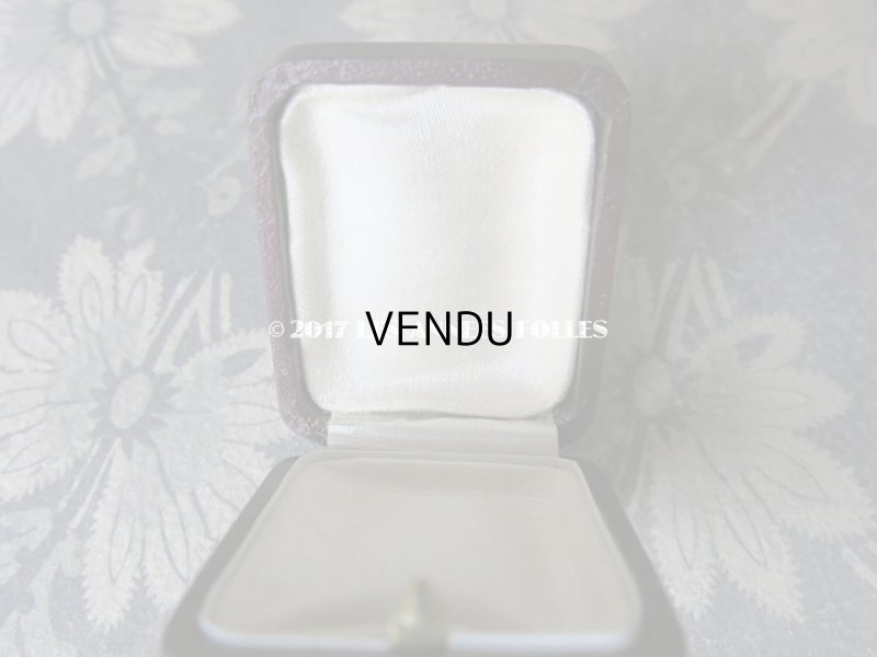 画像7: アンティーク ジュエリーボックス 金彩入り ボルドー