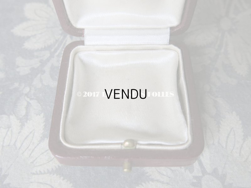 画像9: アンティーク ジュエリーボックス 本革 ボルドー