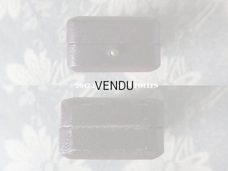 画像4: アンティーク ジュエリーボックス 金彩入り ボルドー