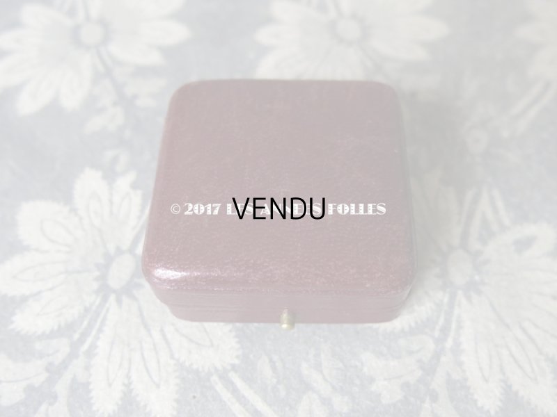 画像3: アンティーク ジュエリーボックス 本革 ボルドー