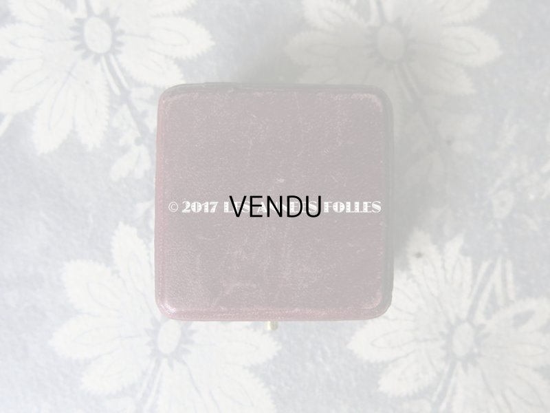 画像5: アンティーク ジュエリーボックス 本革 ボルドー