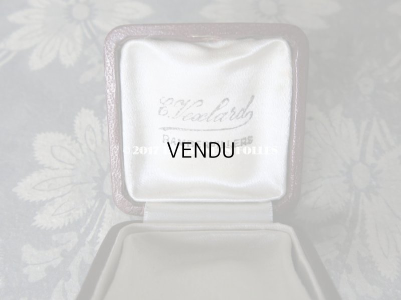 画像8: アンティーク ジュエリーボックス 本革 ボルドー