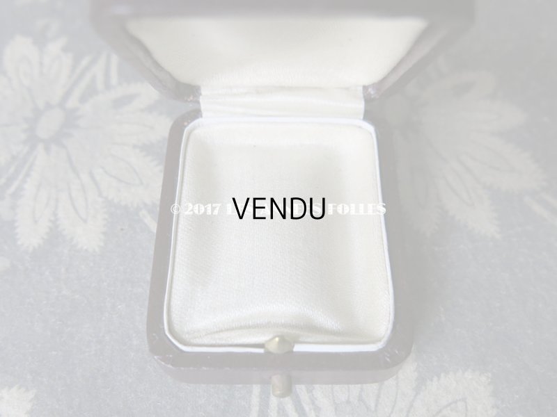 画像8: アンティーク ジュエリーボックス 金彩入り ボルドー