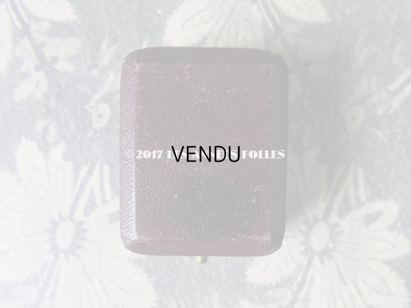 画像3: アンティーク ジュエリーボックス 金彩入り ボルドー