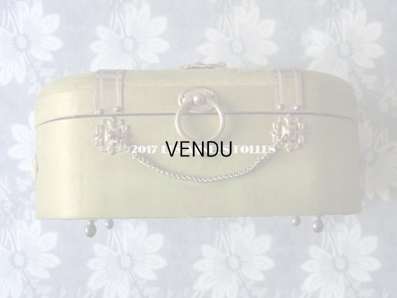 画像5: 19世紀 アンティーク ナポレオン3世時代 お菓子箱 薔薇のガーランド 木箱 ドラジェ & チョコレート