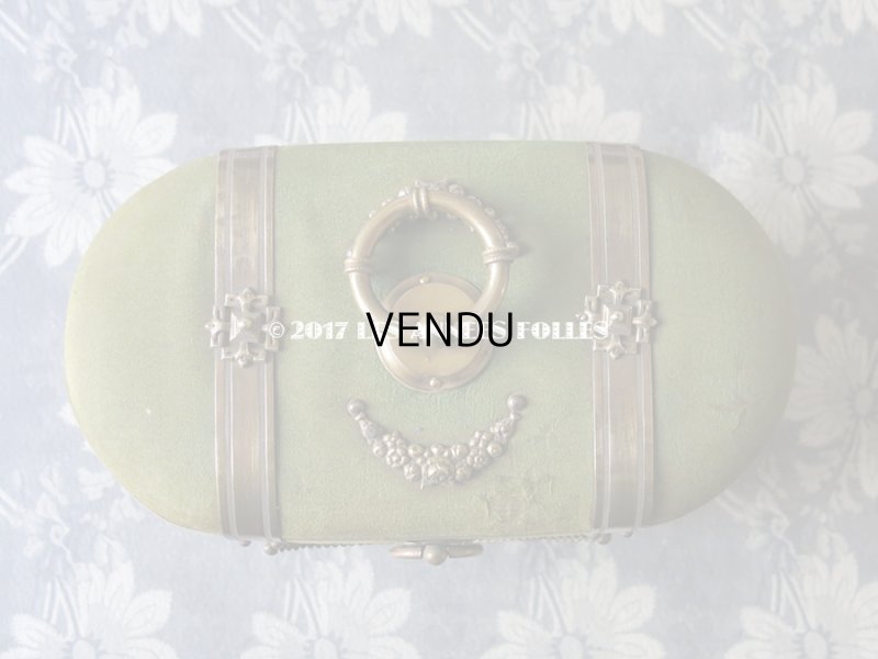 画像3: 19世紀 アンティーク ナポレオン3世時代 お菓子箱 薔薇のガーランド 木箱 ドラジェ & チョコレート