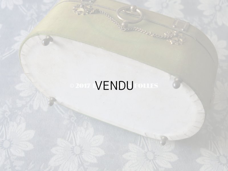 画像4: 19世紀 アンティーク ナポレオン3世時代 お菓子箱 薔薇のガーランド 木箱 ドラジェ & チョコレート