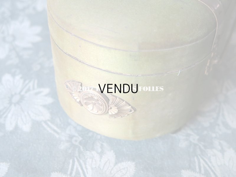 画像7: 19世紀 アンティーク ナポレオン3世時代 お菓子箱 薔薇のガーランド 木箱 ドラジェ & チョコレート