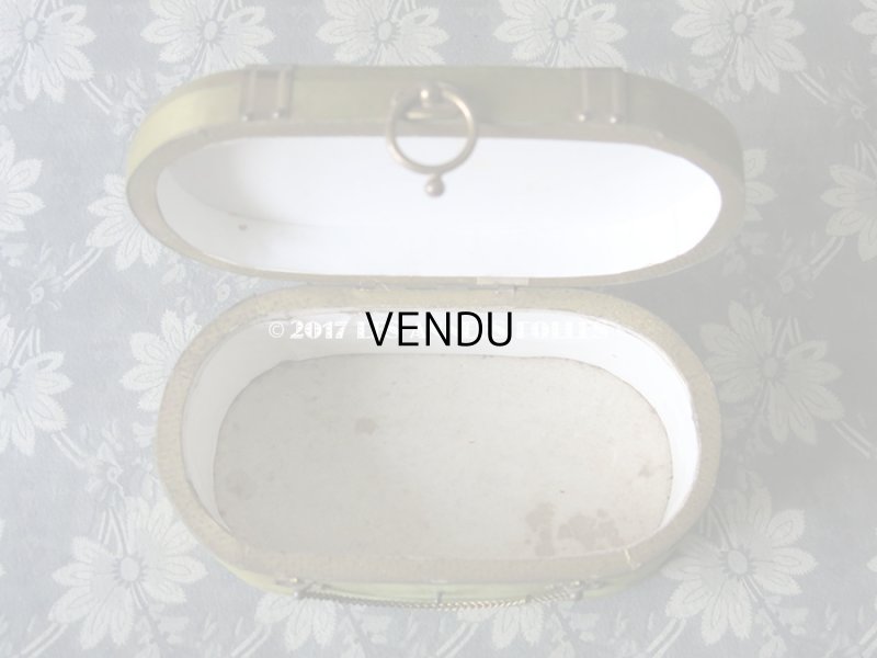 画像9: 19世紀 アンティーク ナポレオン3世時代 お菓子箱 薔薇のガーランド 木箱 ドラジェ & チョコレート