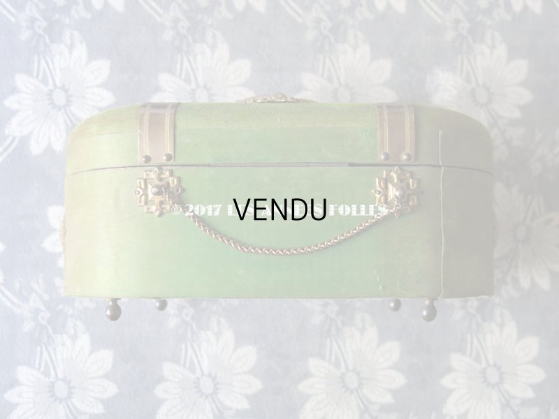 画像6: 19世紀 アンティーク ナポレオン3世時代 お菓子箱 薔薇のガーランド 木箱 ドラジェ & チョコレート