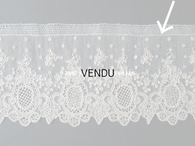 画像15: 19世紀 アンティーク ニードルレース アランソンレース  『ポワン・ダランソン（アランソン）』 1.7m