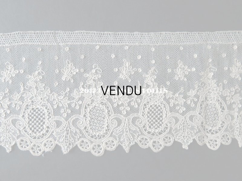 画像16: 19世紀 アンティーク ニードルレース アランソンレース  『ポワン・ダランソン（アランソン）』 1.7m