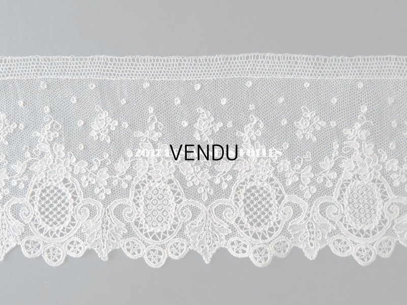画像12: 19世紀 アンティーク ニードルレース アランソンレース  『ポワン・ダランソン（アランソン）』 1.7m