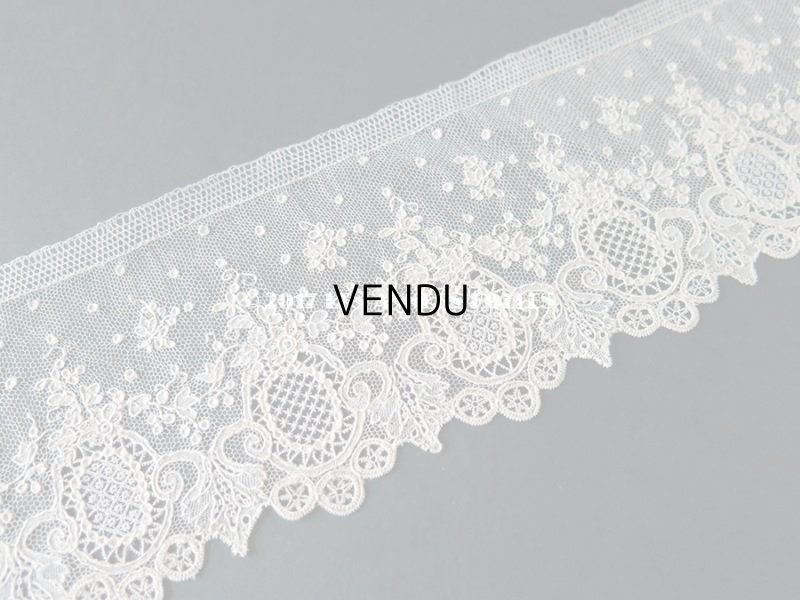 画像3: 19世紀 アンティーク ニードルレース アランソンレース  『ポワン・ダランソン（アランソン）』 1.7m