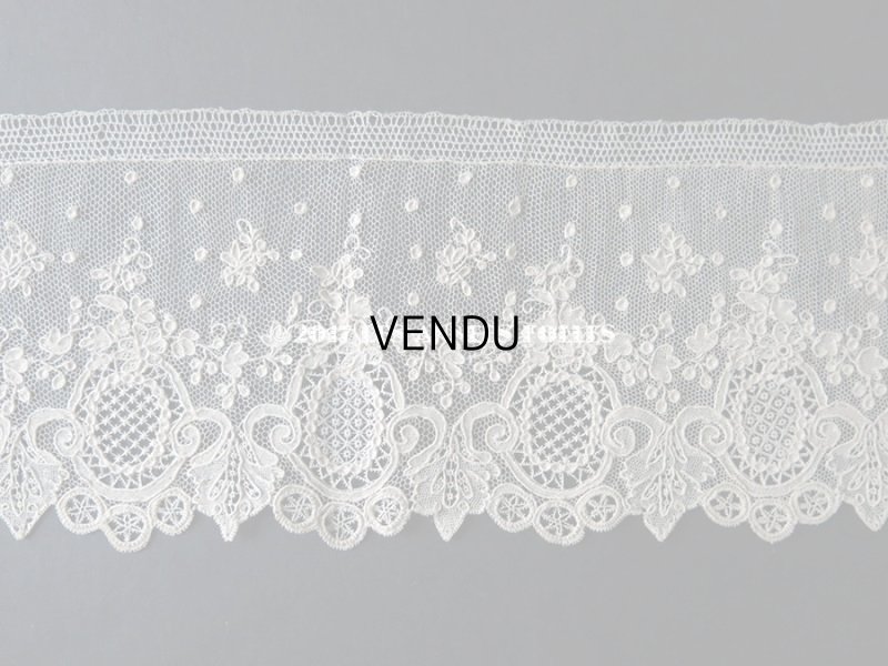 画像13: 19世紀 アンティーク ニードルレース アランソンレース  『ポワン・ダランソン（アランソン）』 1.7m