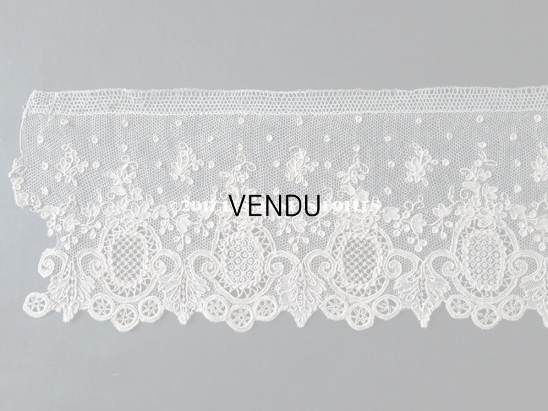 画像10: 19世紀 アンティーク ニードルレース アランソンレース  『ポワン・ダランソン（アランソン）』 1.7m