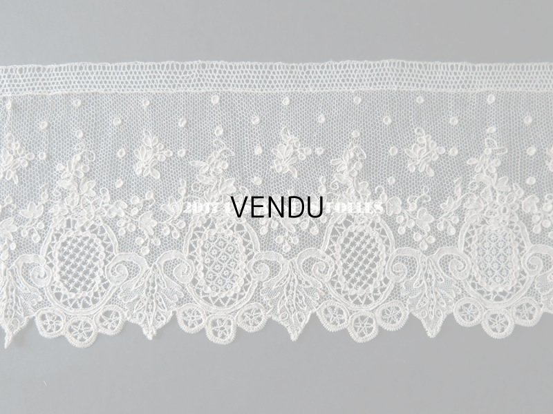 画像17: 19世紀 アンティーク ニードルレース アランソンレース  『ポワン・ダランソン（アランソン）』 1.7m