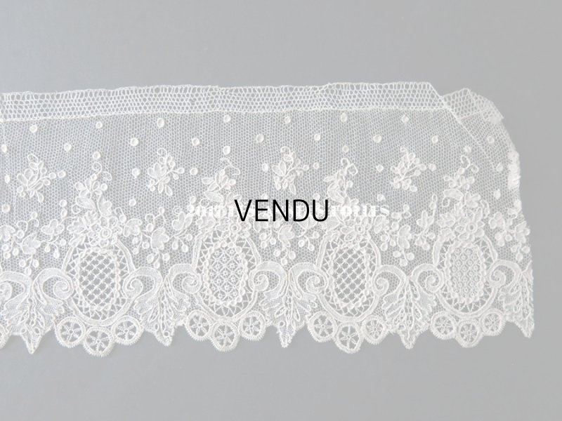 画像19: 19世紀 アンティーク ニードルレース アランソンレース  『ポワン・ダランソン（アランソン）』 1.7m