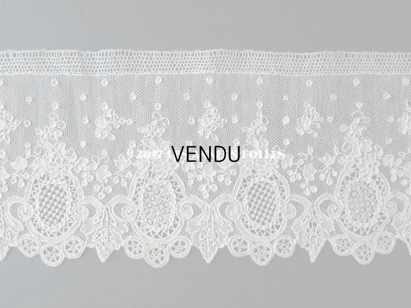 画像14: 19世紀 アンティーク ニードルレース アランソンレース  『ポワン・ダランソン（アランソン）』 1.7m