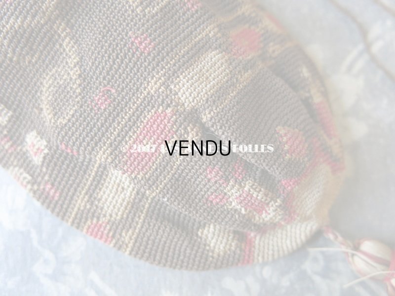 画像5: 19世紀末 アンティーク  オモニエール イニシャル入り