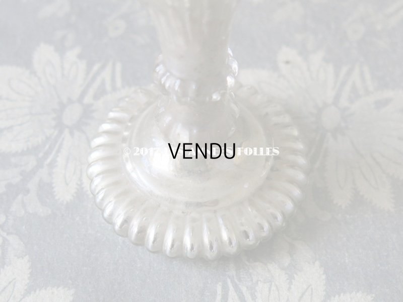 画像7: アンティーク 　マーキュリーグラス 　とても小さなキャンドルスタンド