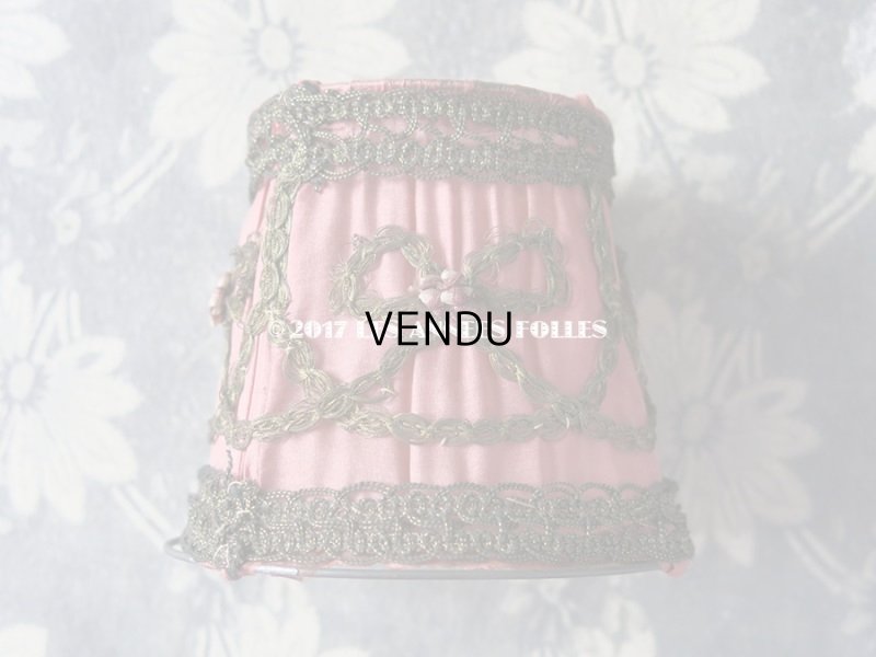 画像4: 19世紀末 アンティーク ロココ調 小さな ランプシェード アンティークローズ