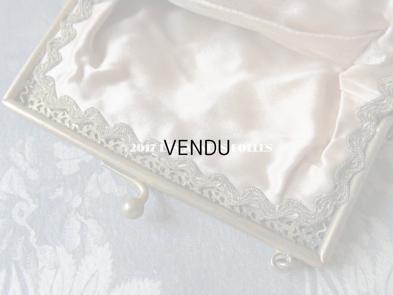 画像7: 19世紀末 アンティーク  オモニエール 薔薇のブーケ & ガーランド ニードルポイント