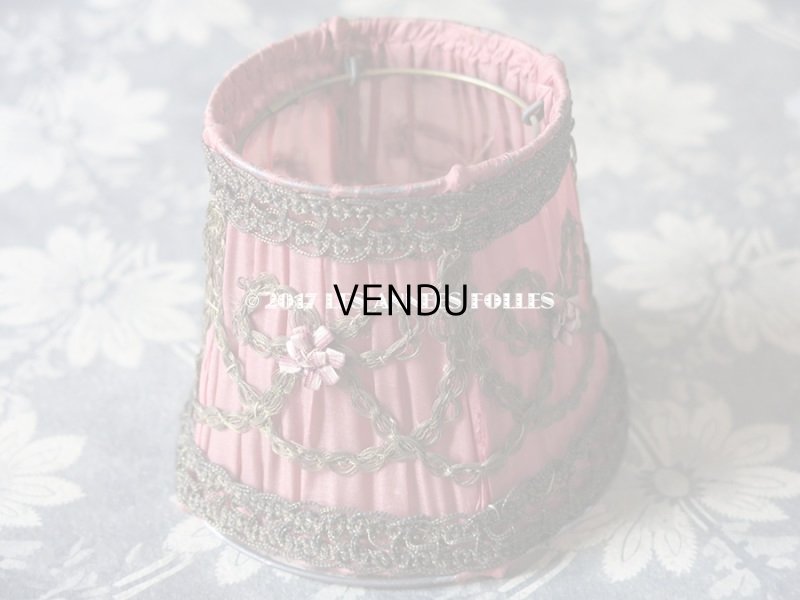 画像8: 19世紀末 アンティーク ロココ調 小さな ランプシェード アンティークローズ