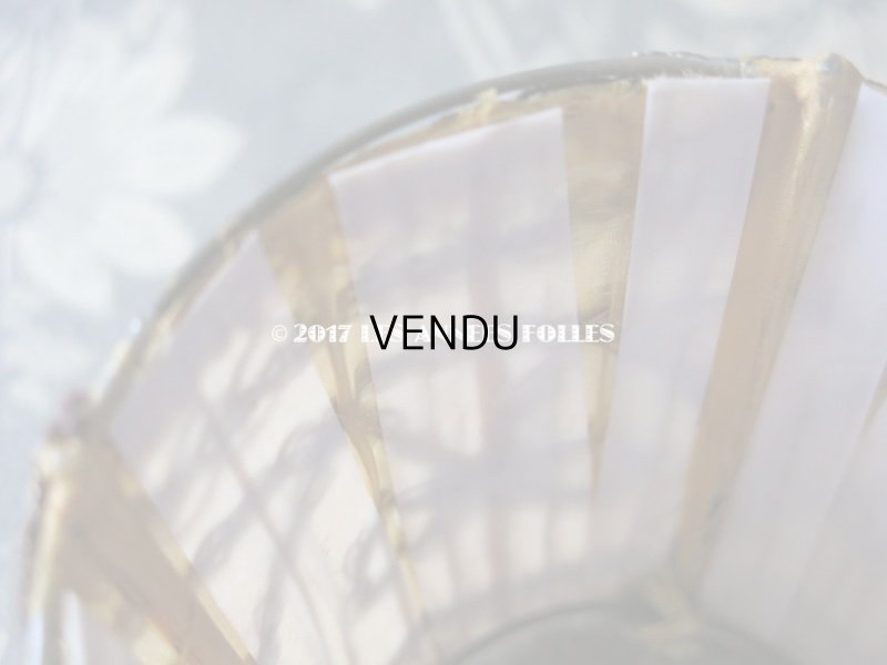 画像5: 19世紀末 アンティーク ロココ調 小さな ランプシェード 淡い山吹色