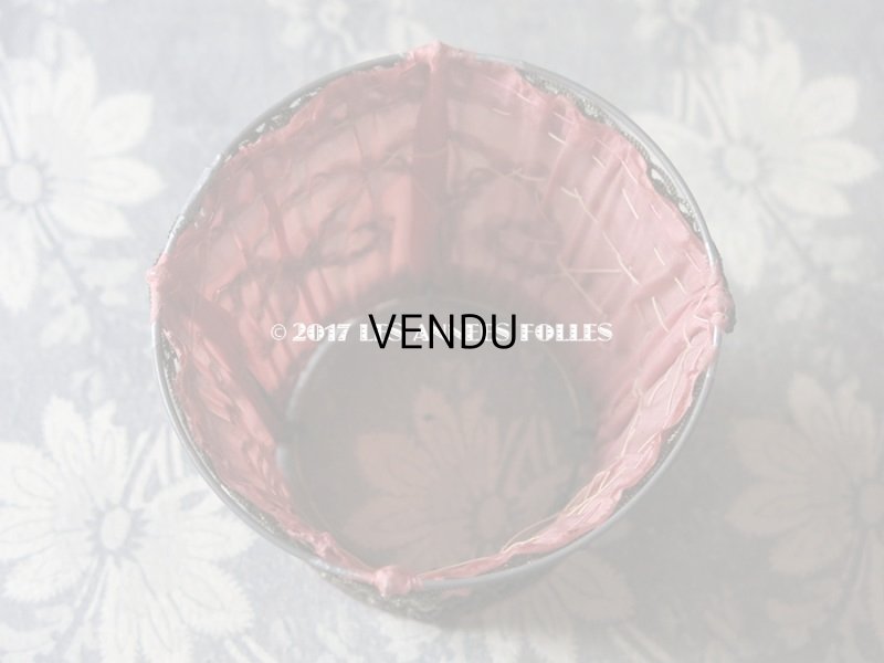 画像6: 19世紀末 アンティーク ロココ調 小さな ランプシェード アンティークローズ