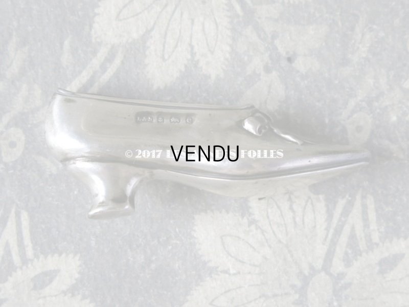 画像4: 19世紀 アンティーク シルバー製 靴型 ピンクッション 