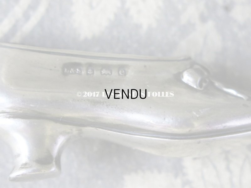 画像5: 19世紀 アンティーク シルバー製 靴型 ピンクッション 