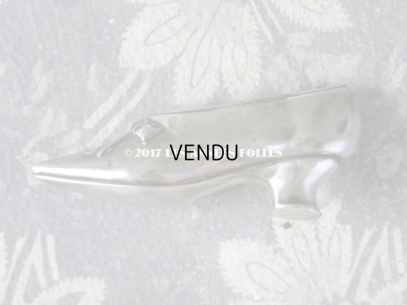 画像6: 19世紀 アンティーク シルバー製 靴型 ピンクッション 