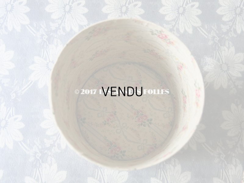 画像7: 1900年代 アンティーク 薔薇模様　カルトナージュボックス