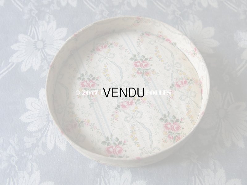 画像9: 1900年代 アンティーク 薔薇模様　カルトナージュボックス