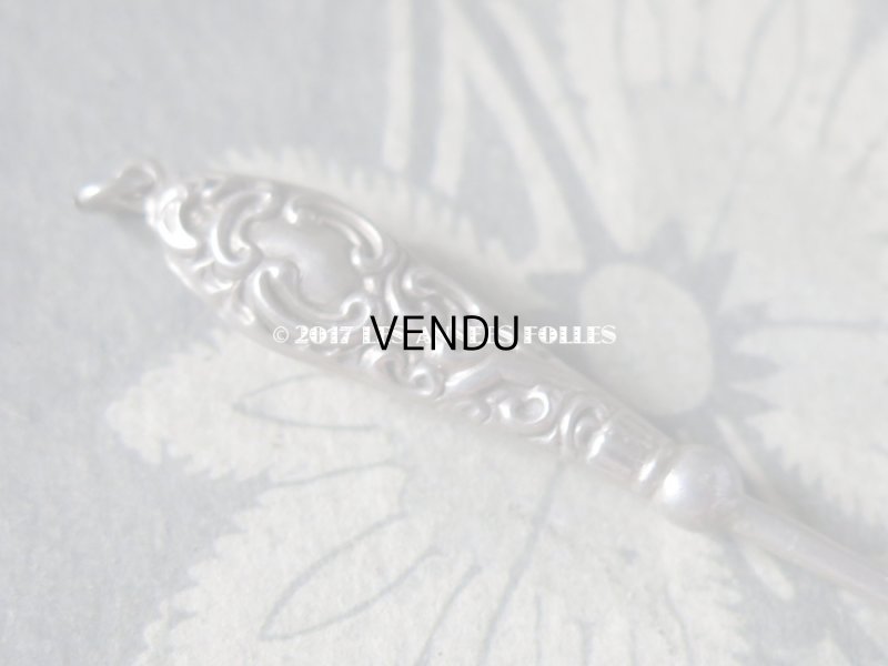 画像3: 19世紀 英国製 アンティーク  シルバー製 シャトレーヌ用 小さなかぎ針