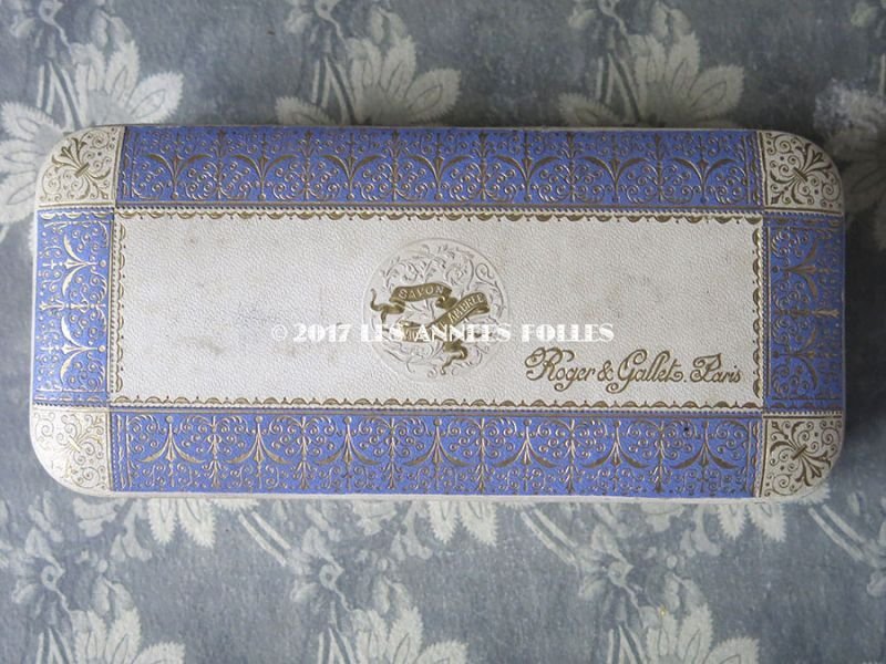 画像4: 1891年 アンティーク ソープボックス 菫 SAVON VIOLETTE AMBREE - ROGER & GALLET PARIS -