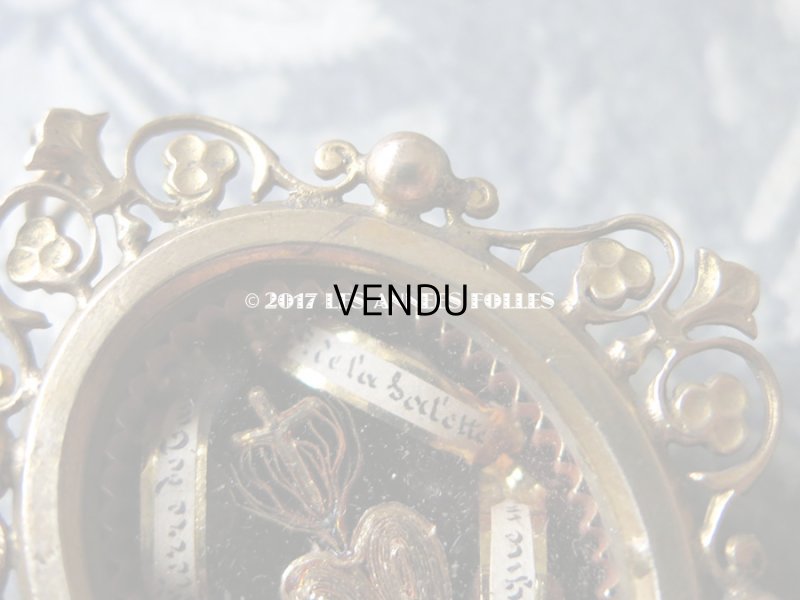 画像5: 【 2017クリスマスセール対象外 】 19世紀 アンティーク ルリケール　聖遺物のペンダント　クロス＆ハート 聖人の遺品