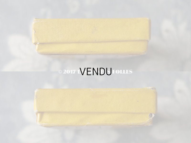 画像6: 【 2017クリスマスセール対象外 】 アンティーク 未開封 ガラスビーズ入り 硝子の蓋の紙箱 - AU BON MARCHE PARIS -