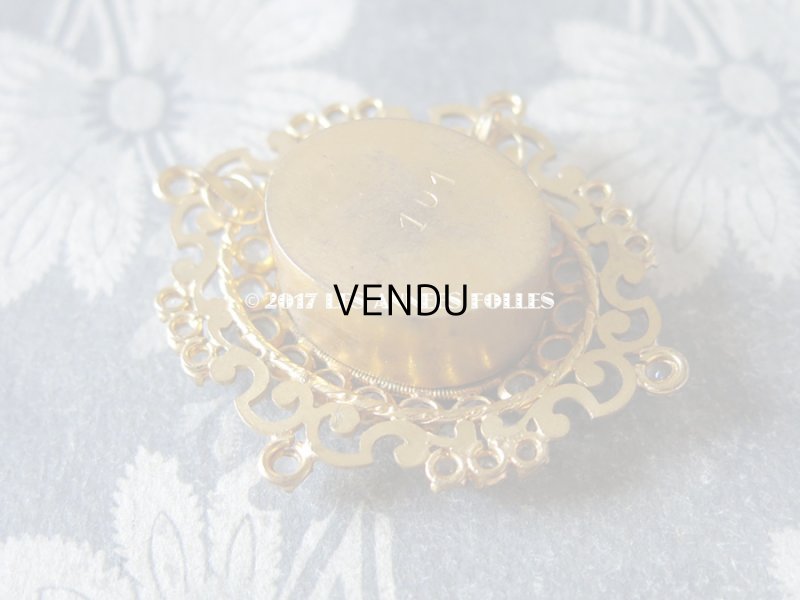 画像3: 19世紀 アンティーク ルリケール　聖遺物のペンダント　ラインストーン 聖人の遺品