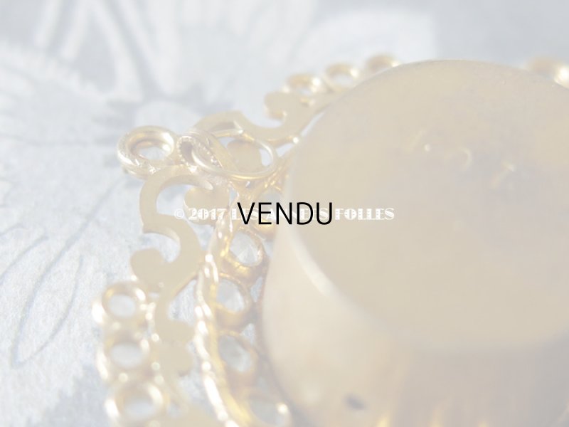 画像4: 19世紀 アンティーク ルリケール　聖遺物のペンダント　ラインストーン 聖人の遺品