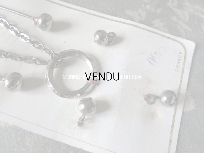 画像7: 19世紀末 アンティーク コインケース用 メタルパーツのセット GARNITURE POUR BOURSE AU CROCHET