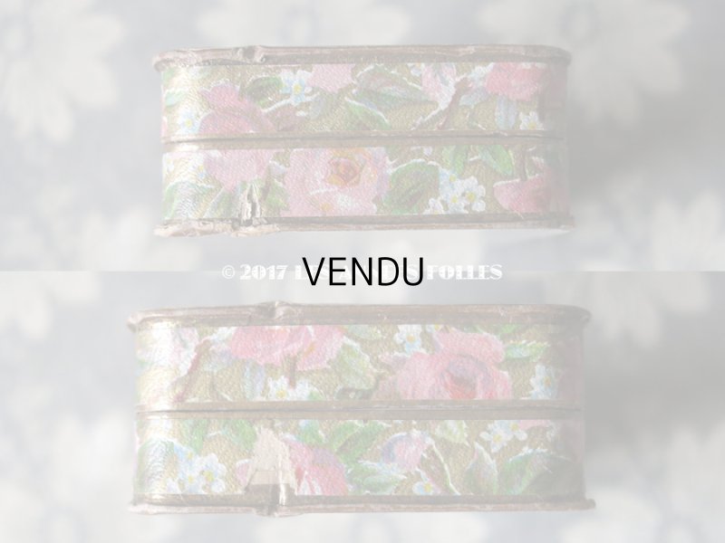 画像6: 1900年代 アンティーク  ジュエリーボックス 薔薇模様