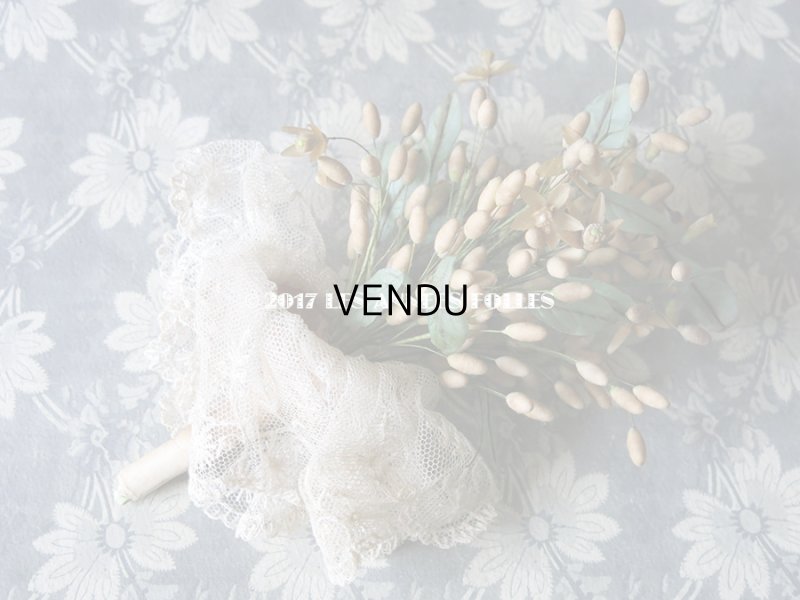 画像4: 1913年代 アンティーク ワックスフラワーのブーケ ウェディングブーケ  結婚式 ティアラ