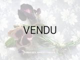 19世紀末 アンティーク　パンジーのコサージュ 布花
