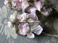 画像7: 1900年代 アンティーク　淡いピンクパープルの花のコサージュ 布花