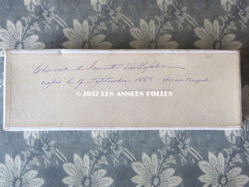 画像5: 1887年 アンティーク 百合のパウダーボックス VELOUTE DE LIS - ROGER & GALLET PARIS -