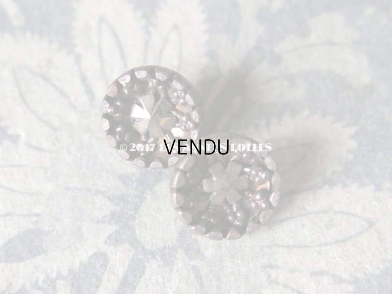 画像4: 19世紀末 アンティーク 花の立体ボタン 12mm 