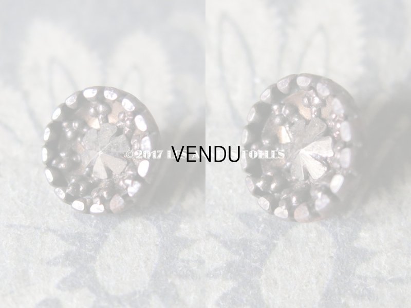 画像3: 19世紀末 アンティーク 花の立体ボタン 12mm 